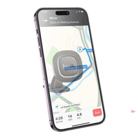 Suport Auto Magnetic HOCO H73 pentru Telefon – Rotire 360°, Montare Bord, Negru [3]