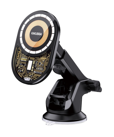 Accesorii Telefoane & Tablete - Suport auto magnetic KAKUSIGA KSC-1155 cu încărcare wireless rapidă 15W
