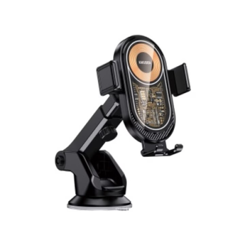 Accesorii Telefoane & Tablete - Suport auto telescopic, Kakusiga, KSC-1157,  cu încărcare wireless 15W