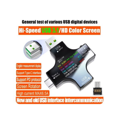 Tester USB Tip-C PD Voltmeter Digital, cu Bluetooth [4]