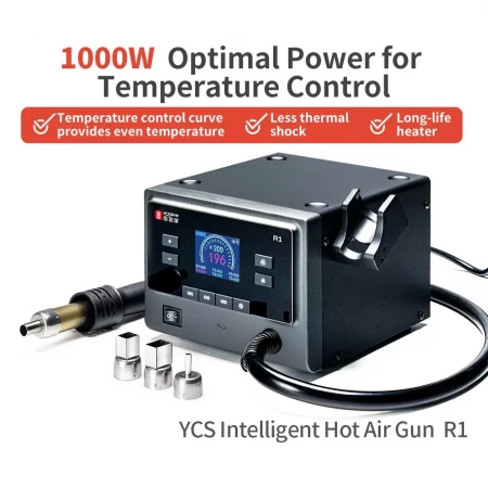 Instrumente de Programare - YCS Mr.Yang R1 – Stație Rework 1000W cu Control al Temperaturii și Display HD pentru Reparații PCB & BGA
