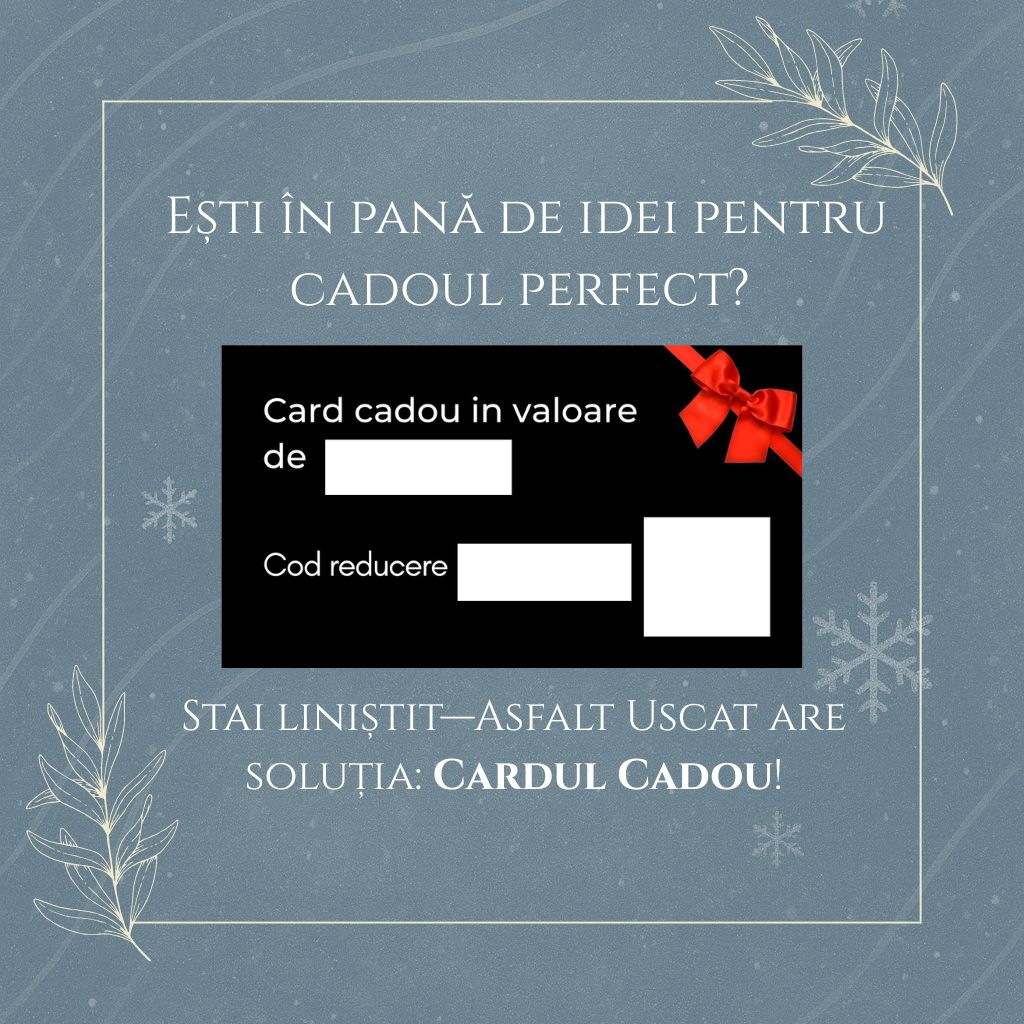 Decembrie - Card cadou
