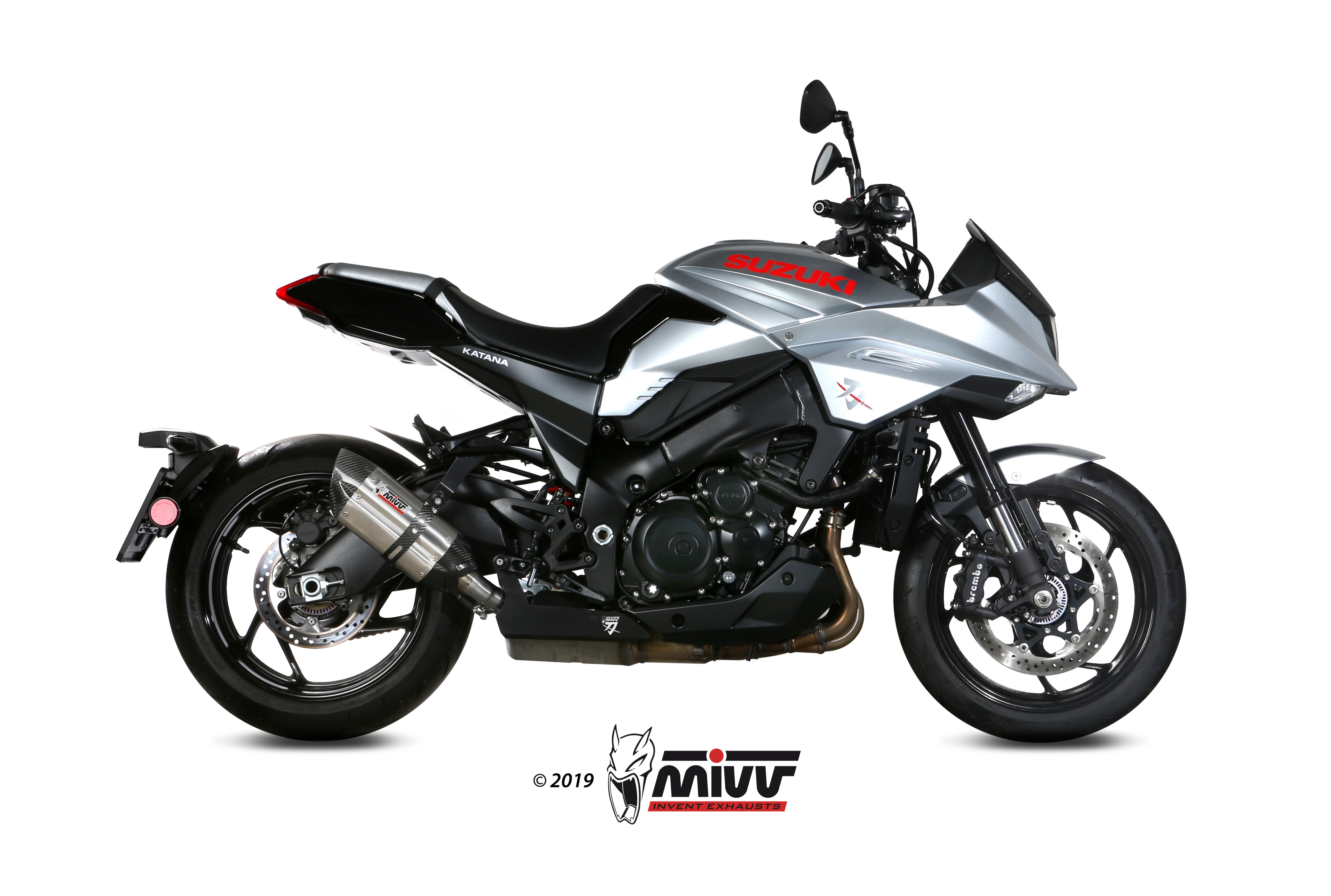 Evacuare MIVV SUONO S.056.L7 Otel inoxidabil/Capac carbon [3]