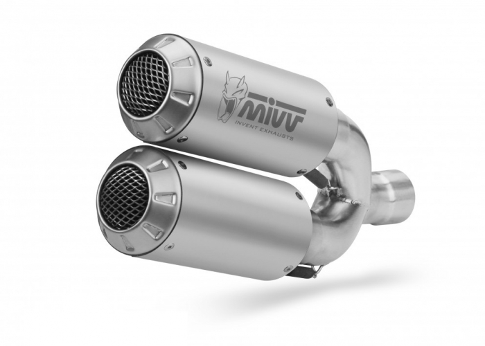 2 Silencers kit MIVV MK3 D.040.SM3X otel inoxidabil [1]
