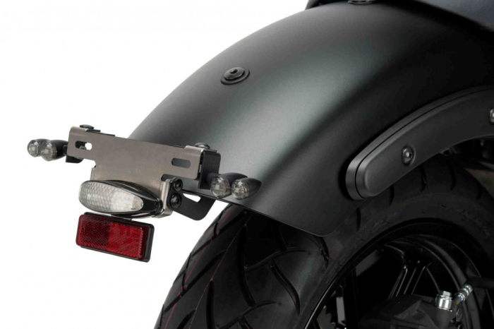 Adjustable license support PUIG 9675N Negru [1]
