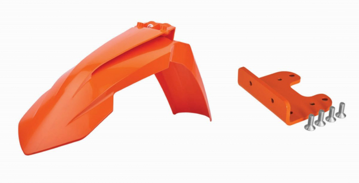 Aripa fata POLISPORT with adaptor orange KTM 16 [1]