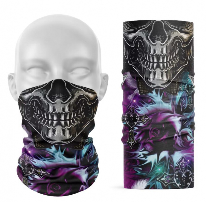 Bandana multifunctionala VELOCE Skull - lichidare stoc! [2]