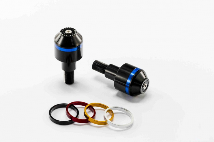 Bar ends PUIG SHORT WITH RING 8016N colour rings included [1]