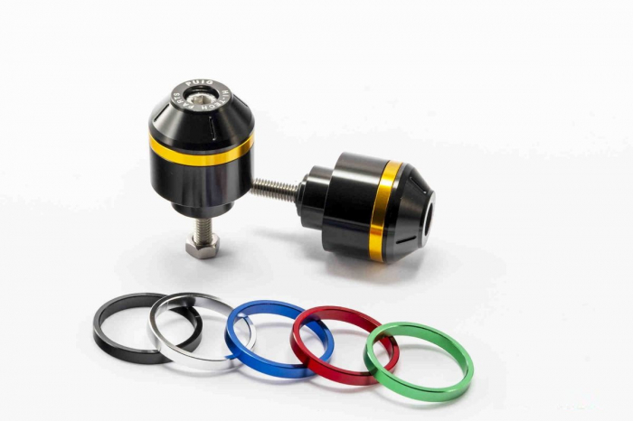 Bar ends PUIG SHORT WITH RING 8035N colour rings included [1]