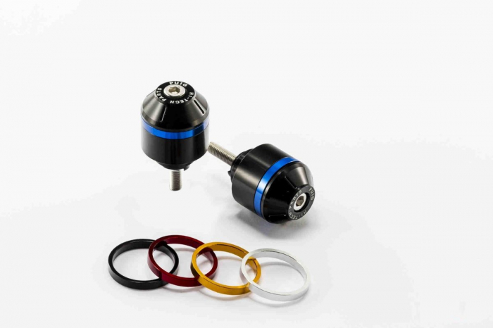 Bar ends PUIG SHORT WITH RING 8070N colour rings included [1]