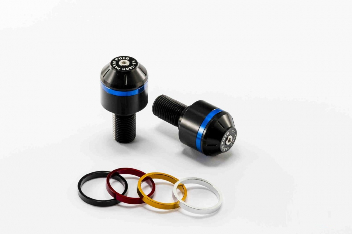 Bar ends PUIG SHORT WITH RING 8113N colour rings included [1]
