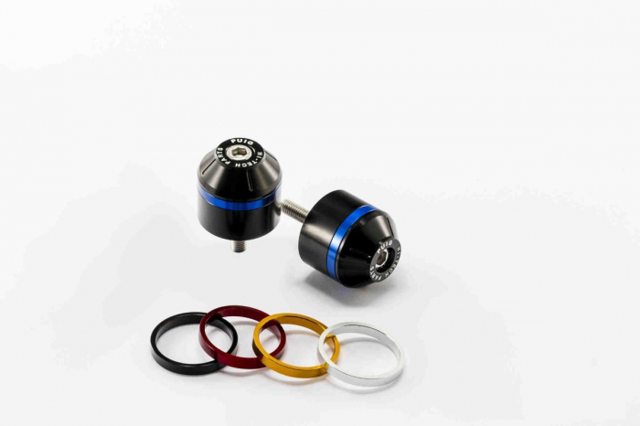 Bar ends PUIG SHORT WITH RING 8157N colour rings included [1]