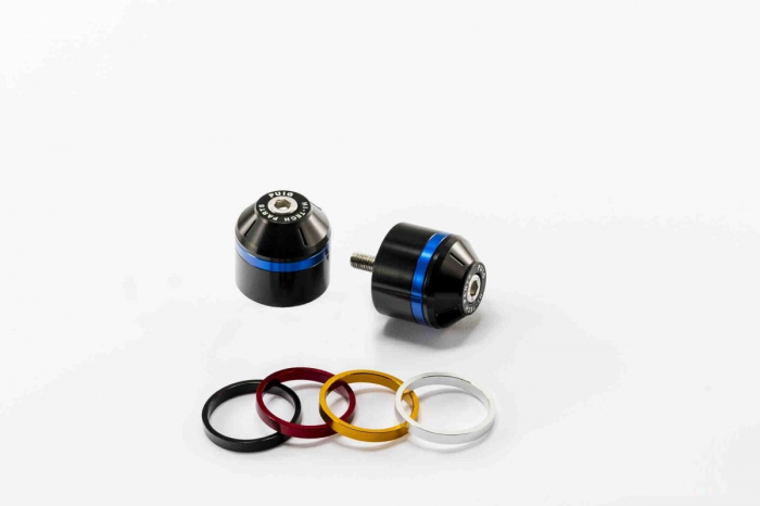 Bar ends PUIG SHORT WITH RING 8159N colour rings included [1]