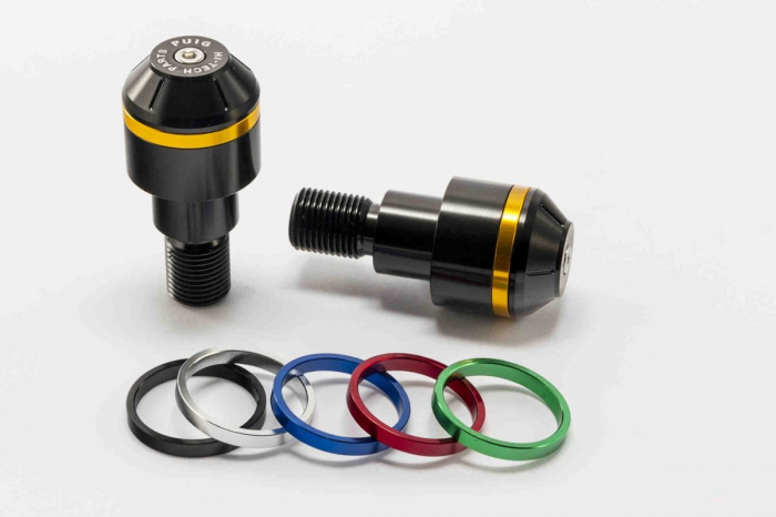 Bar ends PUIG SHORT WITH RING 8170N colour rings included [1]
