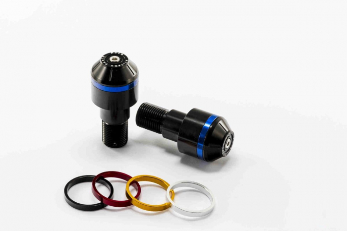 Bar ends PUIG SHORT WITH RING 8173N colour rings included [1]