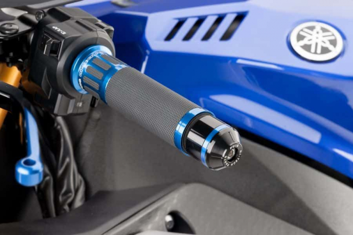 Bar ends PUIG SHORT WITH RING 8189N colour rings included [1]