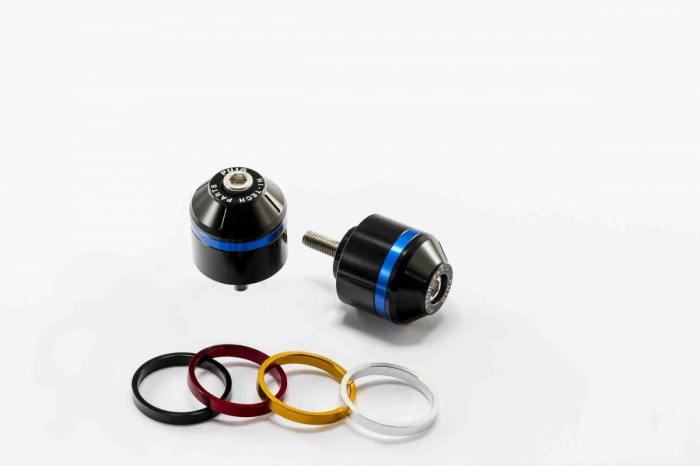 Bar ends PUIG SHORT WITH RING 8863N colour rings included [1]