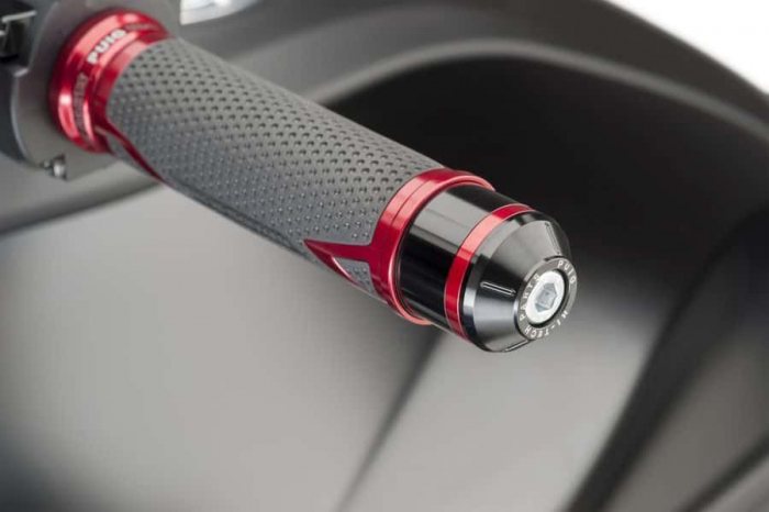 Bar ends PUIG SHORT WITH RING 9209N colour rings included [1]