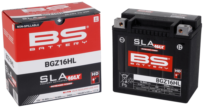 Baterie activata din fabrica BS-BATTERY BGZ16HL SLA MAX [2]