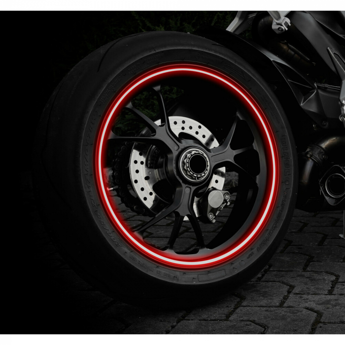 Banda reflectorizanta moto Lampa Wheel Stripe Reflective [2]