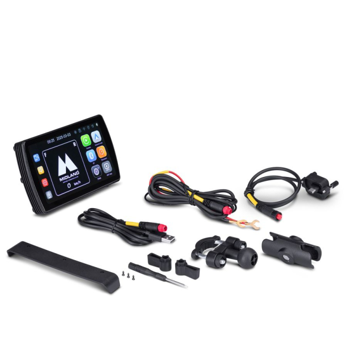 Bikeplay Pro Display Midland  pentru Motociclete + Power Cord [8]
