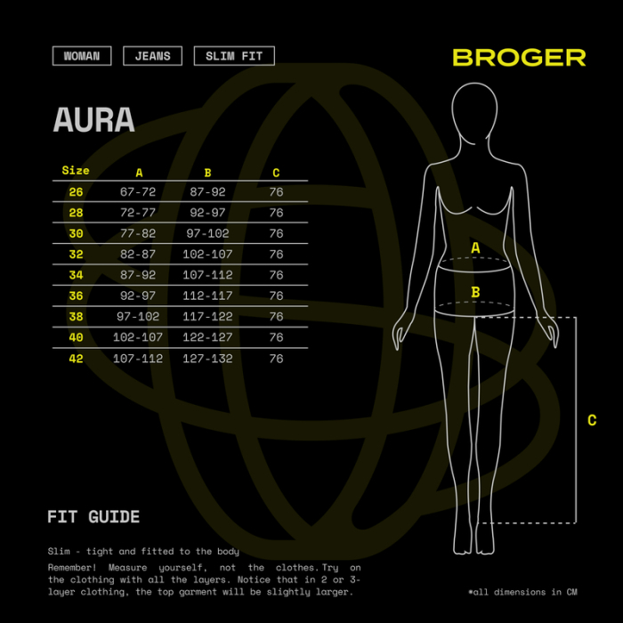 Blugi Broger Aura Lady, Slim Fit [9]