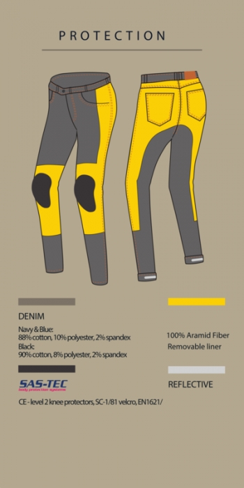 Blugi moto de dama Broger California Lady [6]