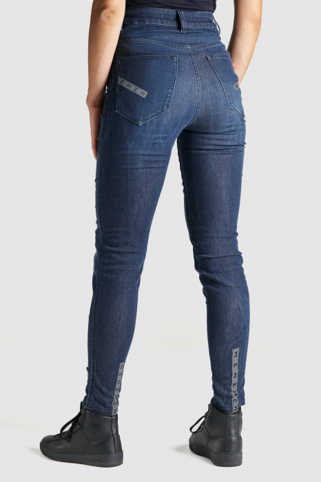 Blugi dama Pando Kusari Cor, Slim fit, Albastru [2]