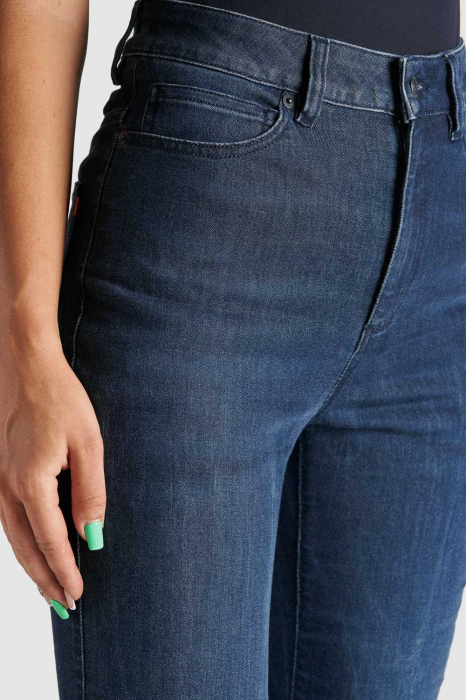 Blugi dama Pando Kusari Cor, Slim fit, Albastru [4]