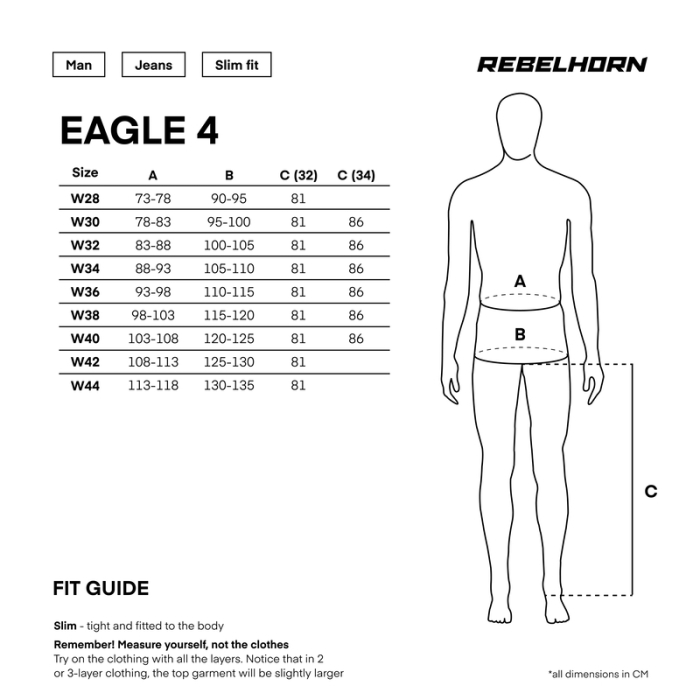 Blugi Rebelhorn Eagle IV, Slim Fit [13]