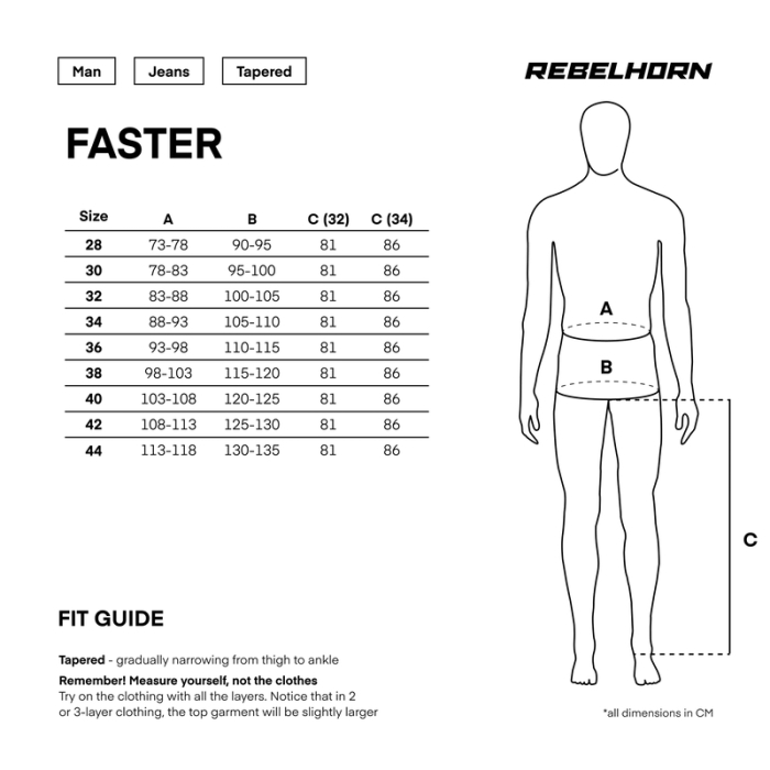 Pantaloni Rebelhorn Faster, Tapered Fit [13]