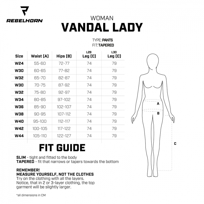 Blugi moto Rebelhorn Vandal Lady [3]