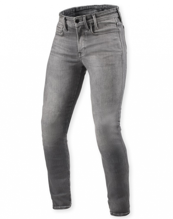 Blugi REV'IT! Piston 3, Skinny fit, Gri [1]