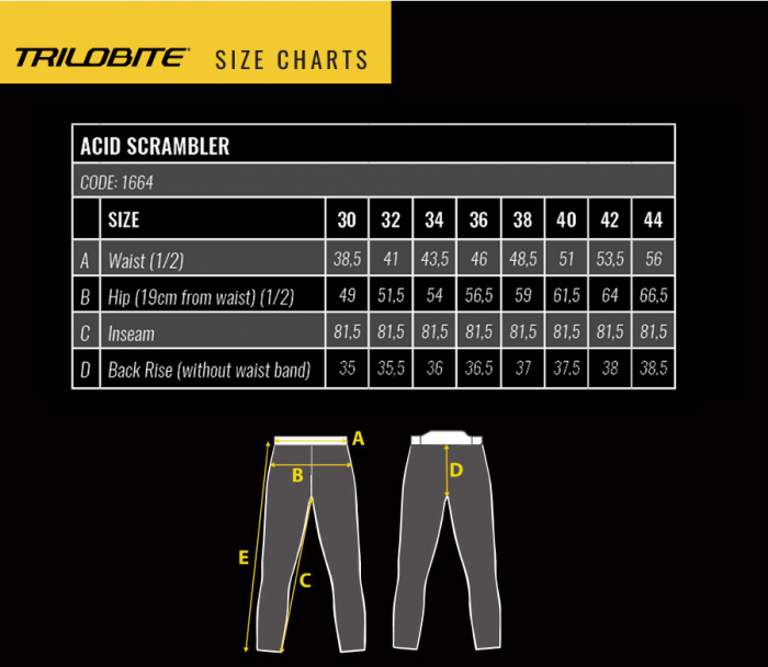 Blugi Trilobite Acid Scrambler 2.0 monolayer, Negru [7]