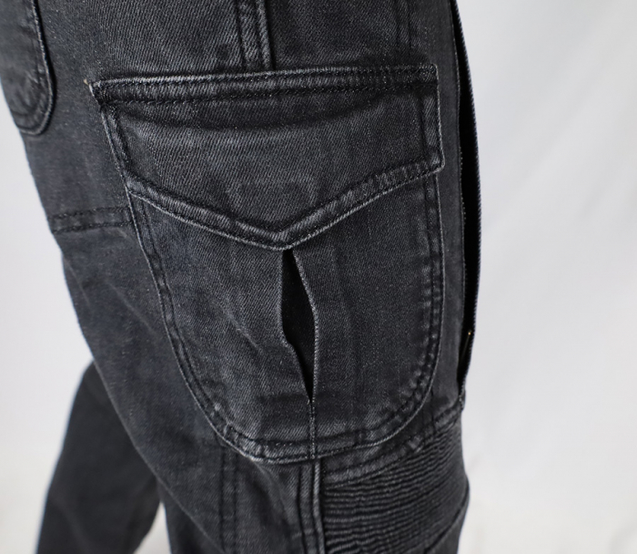 Blugi Trilobite Acid Scrambler doublelayer, Negru [4]