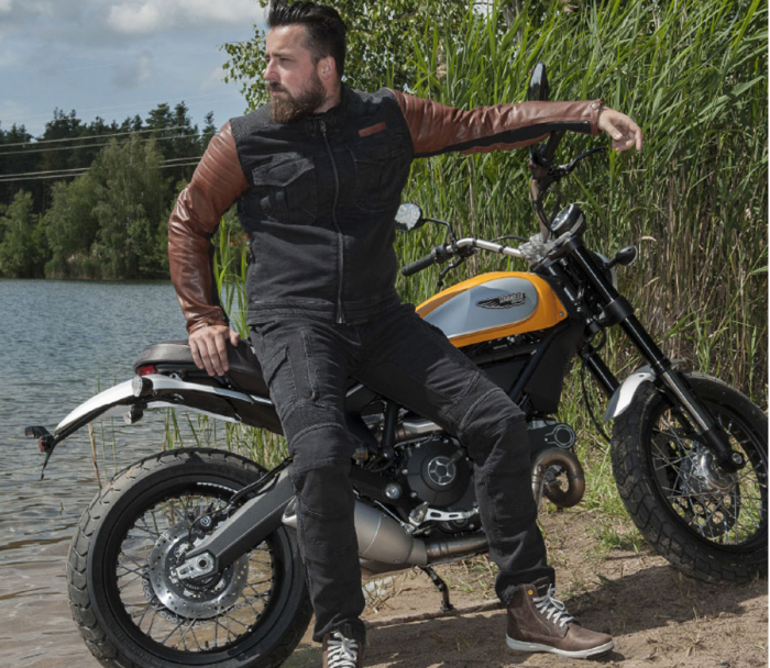 Blugi moto Trilobite Acid Scrambler [3]