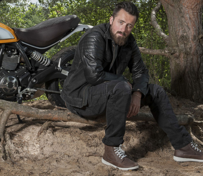 Blugi moto Trilobite Acid Scrambler [4]