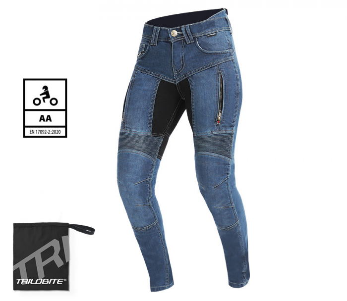 Blugi Trilobite Parado Lady, Skinny Fit, Albastru [3]