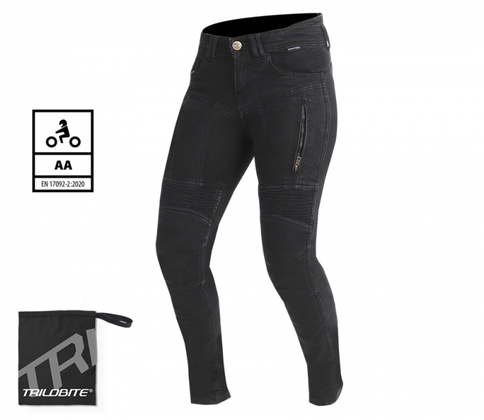 Blugi Trilobite Parado Lady, Skinny Fit, Negru [3]