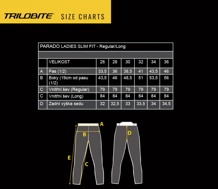 Blugi Trilobite Parado monolayer Lady, Slim Fit, Albastru [13]
