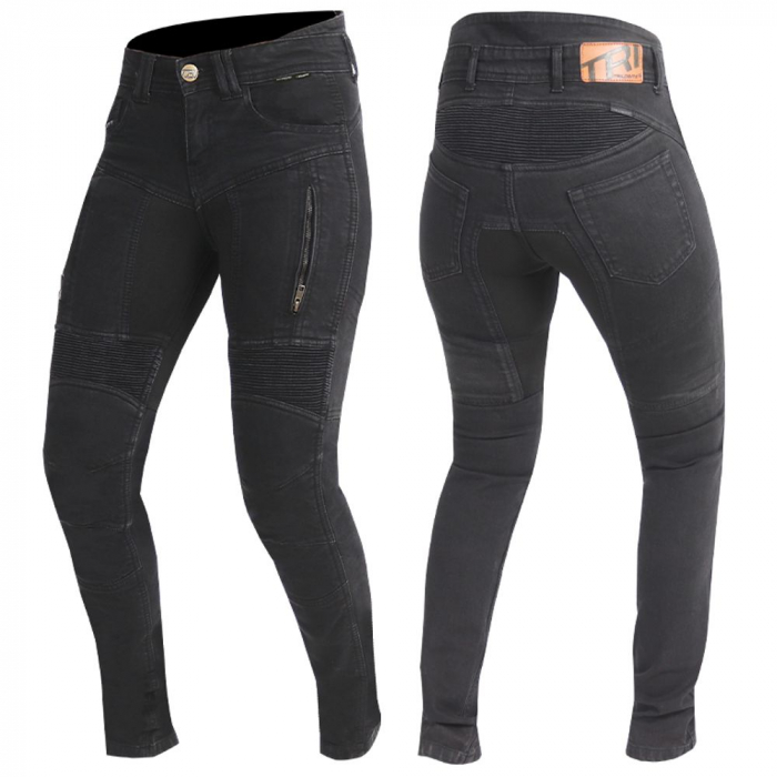 Blugi Trilobite Parado monolayer Lady, Slim Fit, Negru [3]