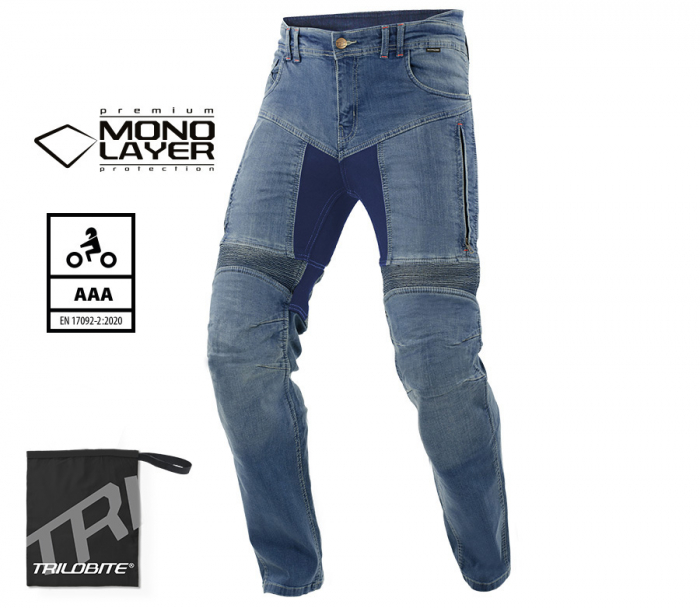 Blugi Trilobite Parado monolayer Slim Fit, Albastru [3]