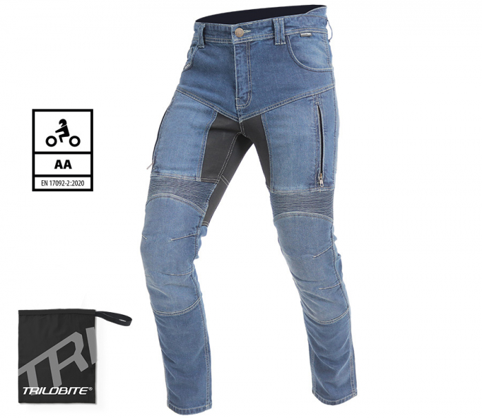Blugi Trilobite Parado, Skinny Fit, Albastru [3]