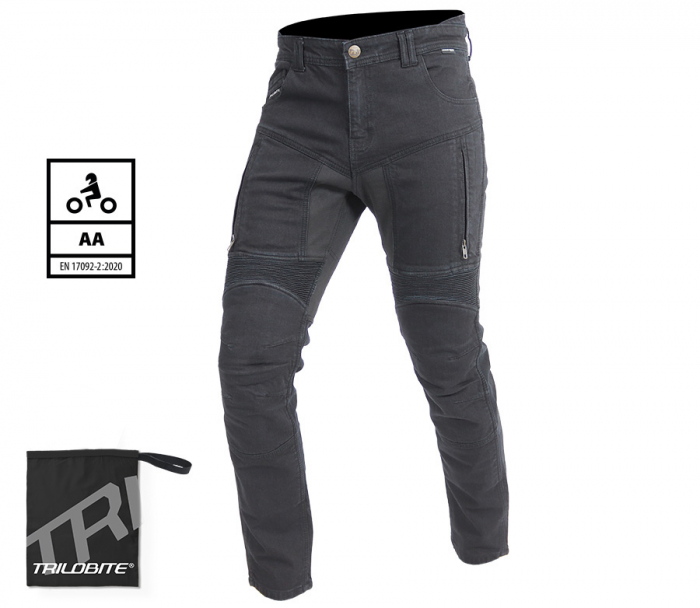 Blugi Trilobite Parado, Skinny Fit, Negru [3]