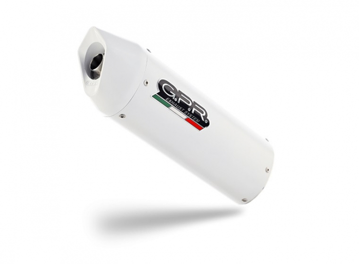 Bolt-on silencer GPR ALBUS HY.3.ALB White glossy including removable db killer [1]