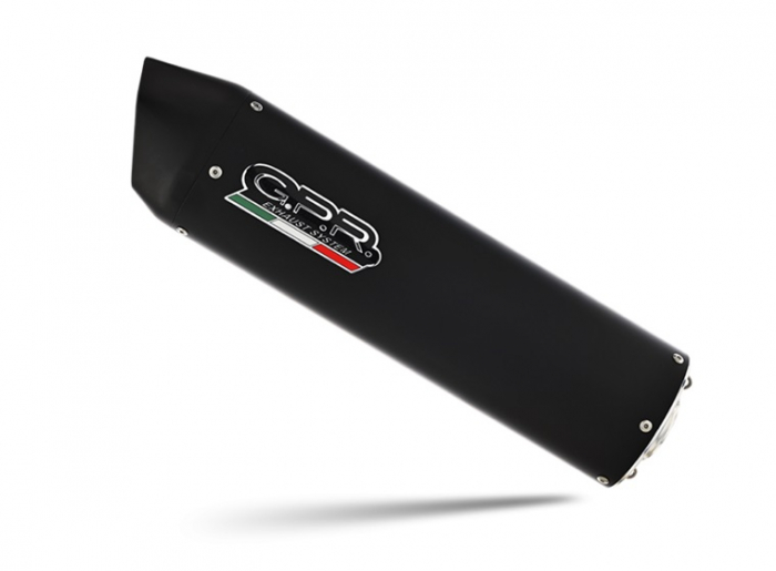 Bolt-on silencer GPR FURORE S.31.FUNE Matte Black including removable db killer [2]