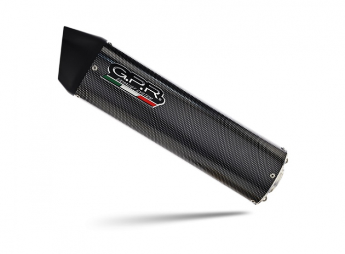 Bolt-on silencer GPR FURORE S.28.FUPO Matte Black including removable db killer [2]