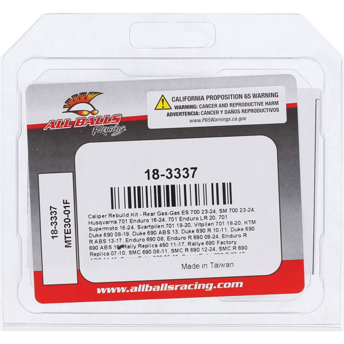 Caliper Rebuild Kit All Balls Racing CRK18-3337 [4]
