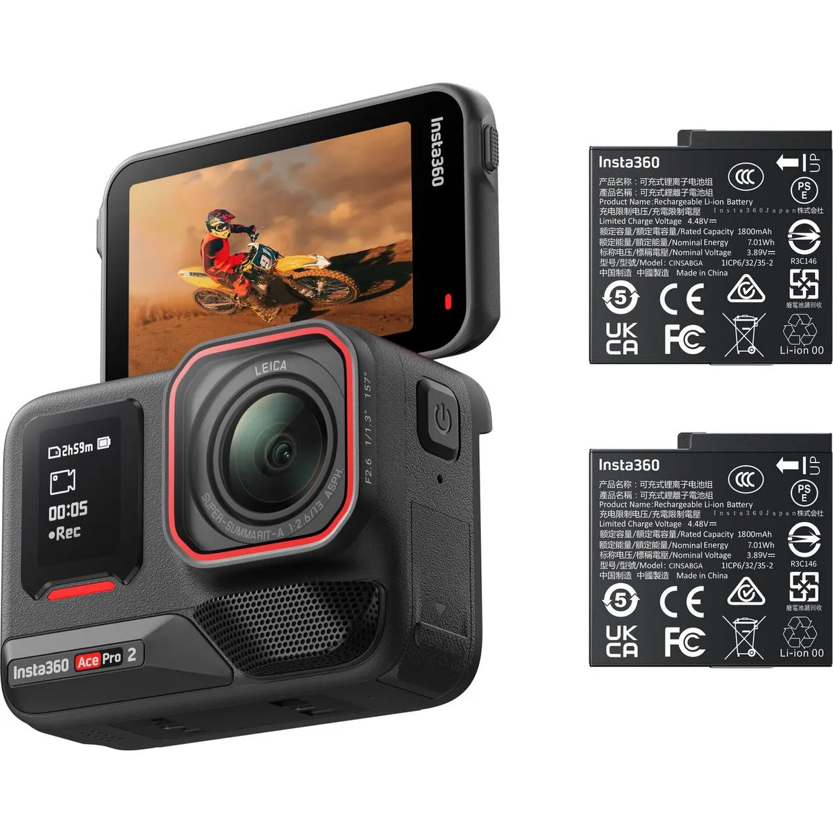 Camera de actiune Insta360 Ace Pro 2 Dual-Battery 8K [2]