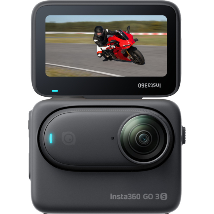 Camera de actiune Insta360 Go 3S Motorcycle In-Helmet POV Bundle [2]